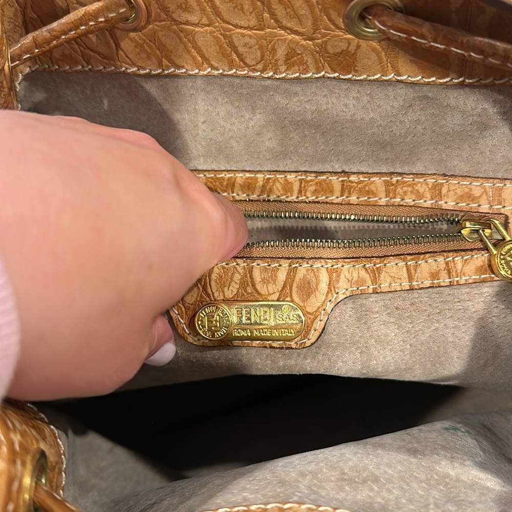 VINTAGE Fendi Bucket Bag - Picture 3 of 6